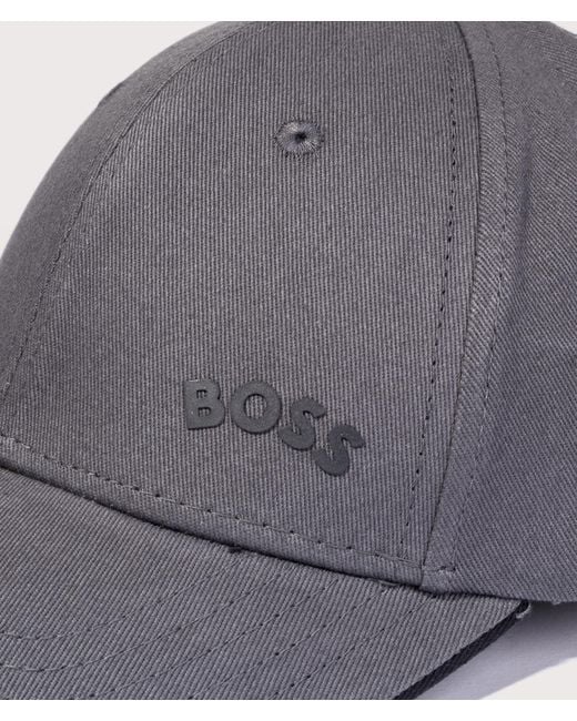 Boss Gray Bold Curved Cap for men