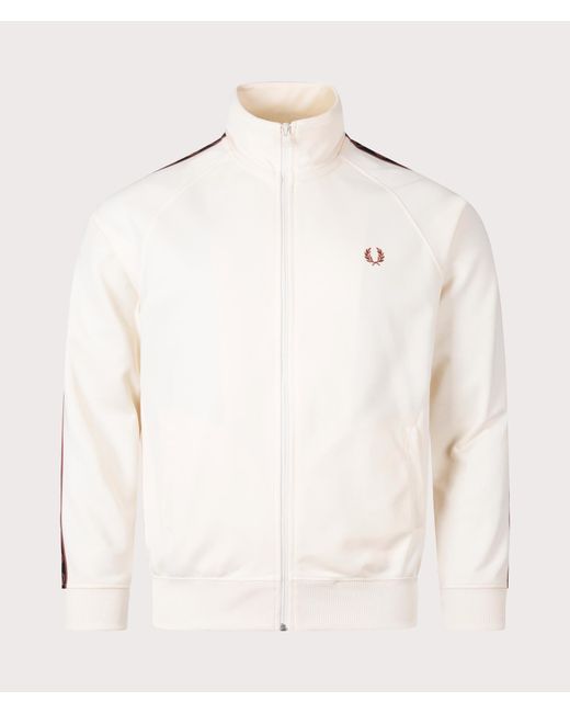 Fred Perry Natural Contrast Tape Track Top for men