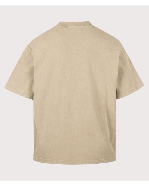Axel Arigato Natural Oversized Fit Honor Washed T-Shirt for men