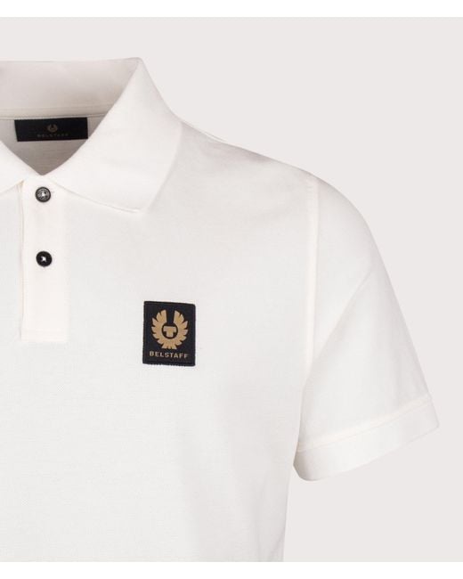 Belstaff White Regular Fit Polo Shirt for men