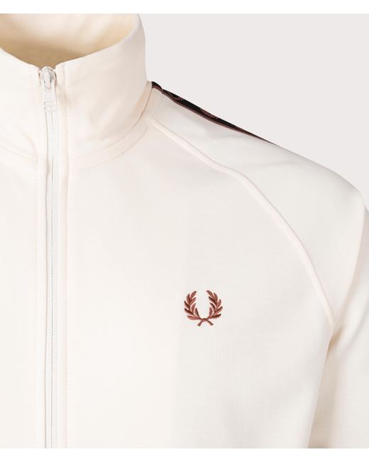 Fred Perry Natural Contrast Tape Track Top for men