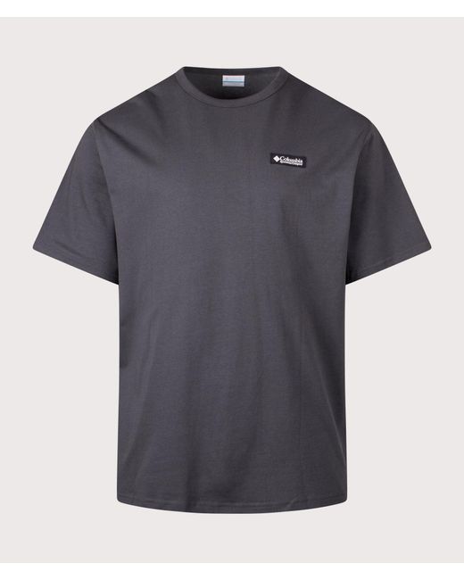 Columbia Blue Relaxed Fit Csc Heavyweight Iconic T-Shirt for men