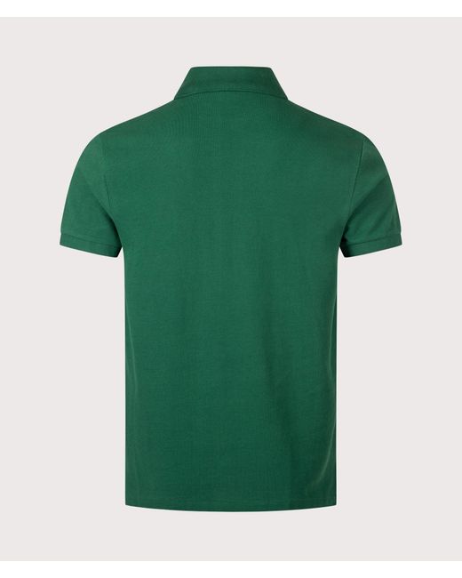 Polo Ralph Lauren Green Custom Slim Fit Mesh Polo Shirt for men