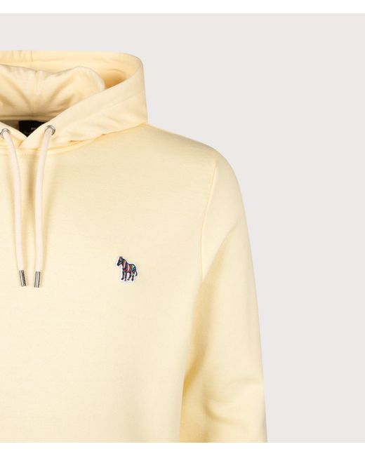 Paul Smith Natural Regular Fit Zebra Logo Hoodie for men