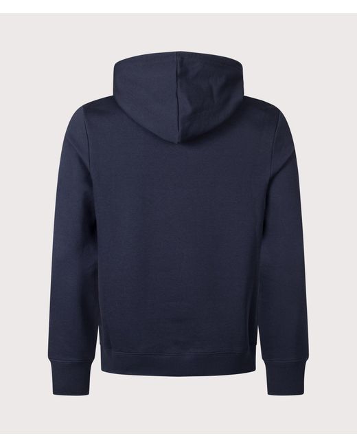 Paul Smith Blue Regular Fit Zebra Hoodie for men