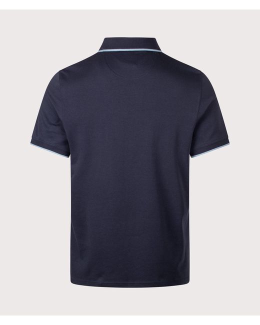 Barbour Blue Callock Tailored Polo Shirt for men