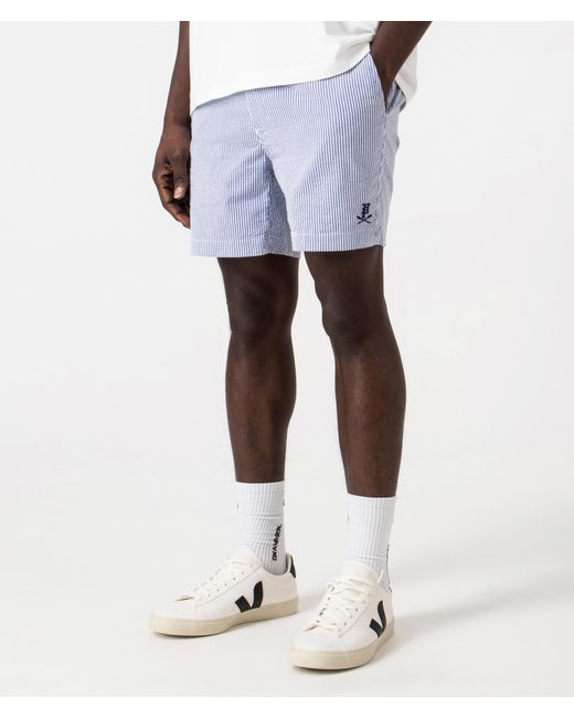 Polo Ralph Lauren White Classic Fit Teill Flat Front Shorts for men