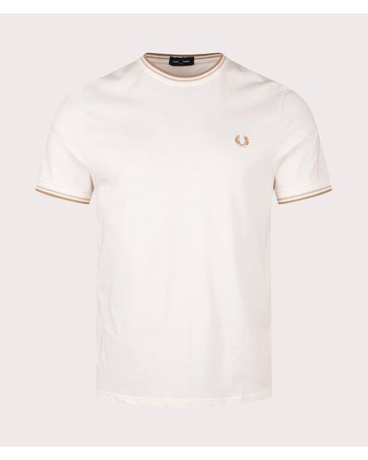 Fred Perry Natural Twin Tipped T-shirt for men