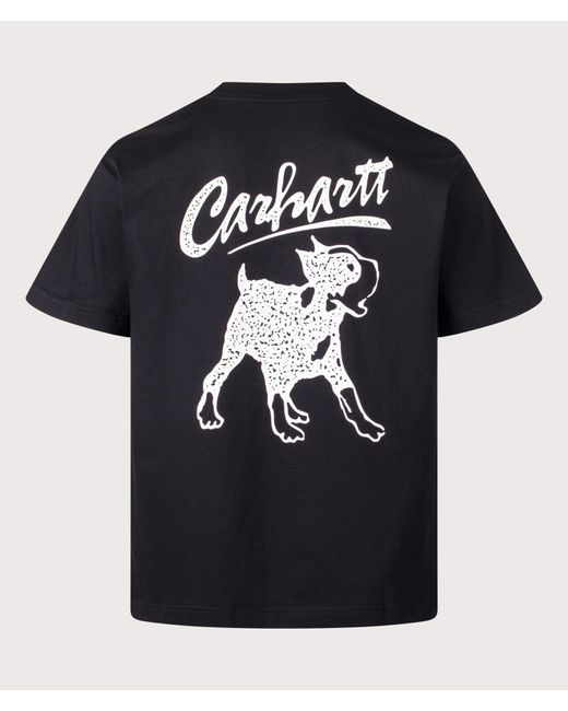 Carhartt Black Loose Fit Pup T-Shirt for men