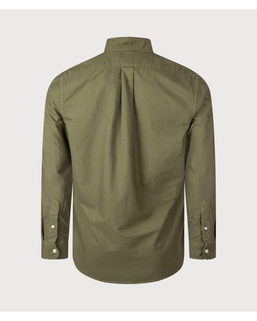 Polo Ralph Lauren Green Custom Fit Garment-Dyed Oxford Shirt for men
