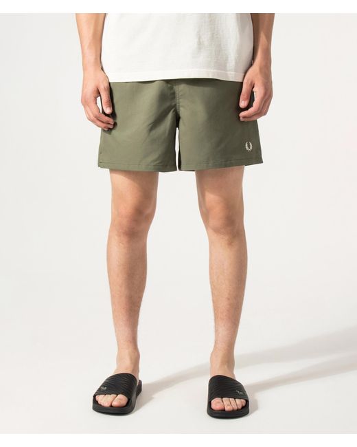 Fred Perry Green Swimshorts for men