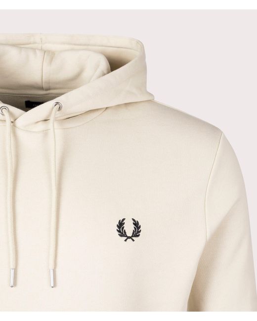 Fred Perry Natural Tipped Hooded Sweatshirt for men