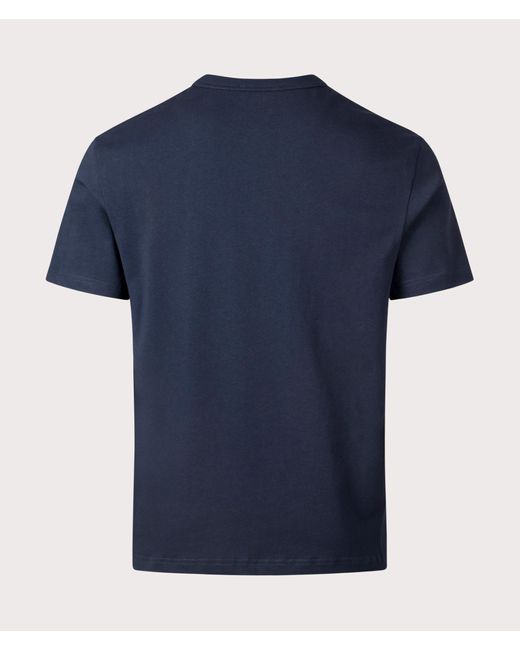 A.P.C. Blue Relaxed Fit Petit Vpc Logo T-Shirt for men