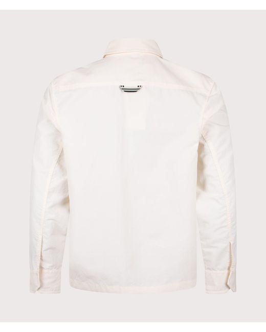 Fred Perry Natural Regular Fit Ripstop Pocket Overshirt for men