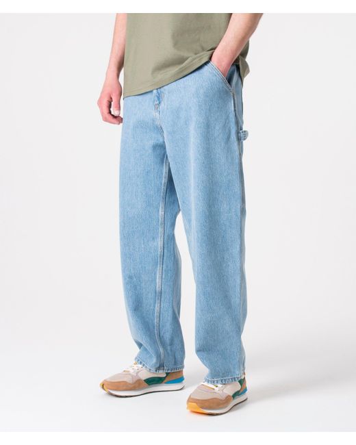 Carhartt WIP Blue Relaxed Fit Brandon Sk Jeans for men