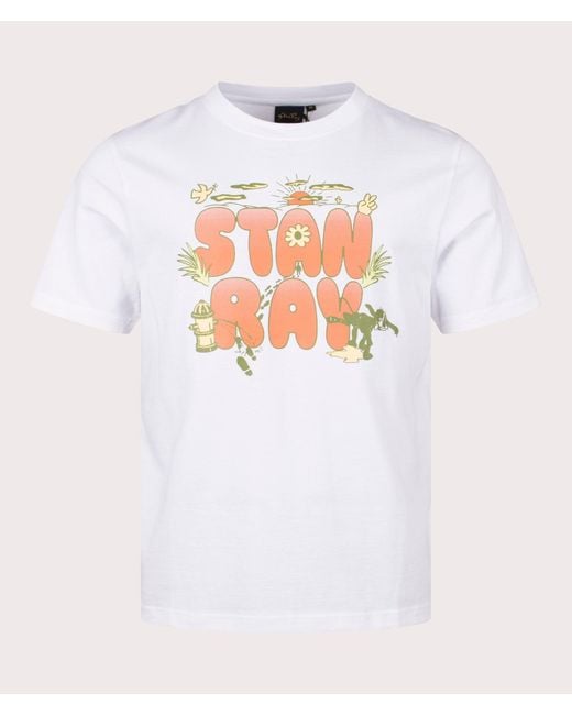 Stan Ray White Double Bubble T-shirt for men