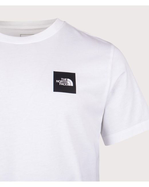 The North Face White Regular Fit Evolution Box Half Dome T-Shirt for men