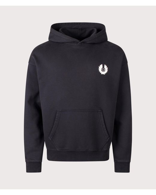Belstaff Blue Oversized Fit Competition Hoodie for men