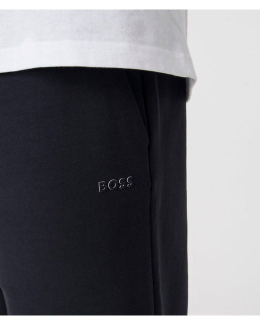 Boss Blue Regular Fit Hadiko Joggers for men