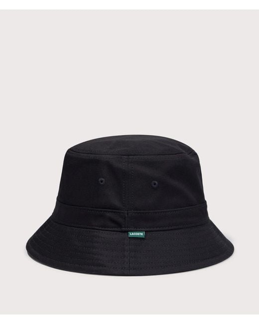 Lacoste Blue Piqué Bucket Hat for men