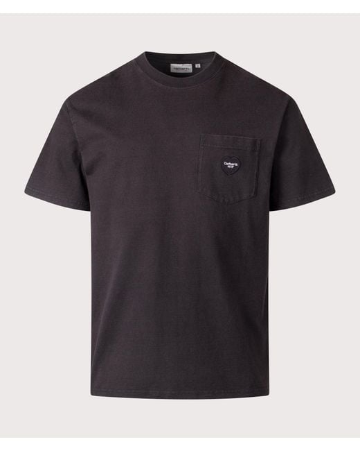 Carhartt Black Relaxed Fit Ingo Pocket T-Shirt for men