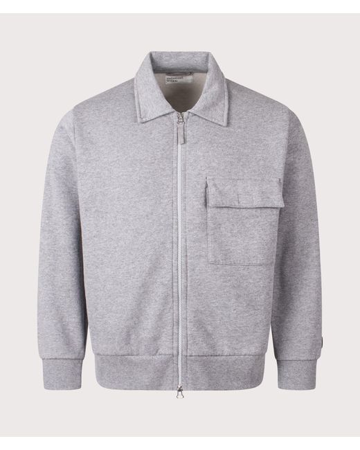Universal Works Gray Relaxed Fit Tyler Zip Through Sweatshirt for men