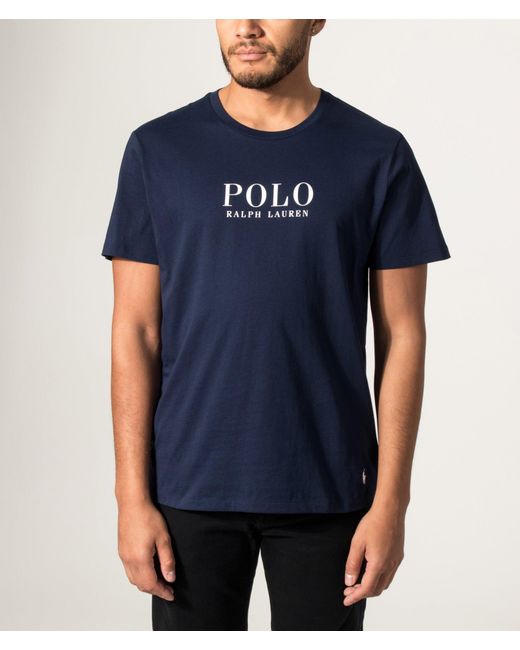 Polo Ralph Lauren Blue Lightweight Crew Neck T-Shirt for men