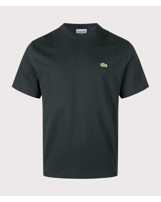 Lacoste Green Regular Fit Cotton T-Shirt for men