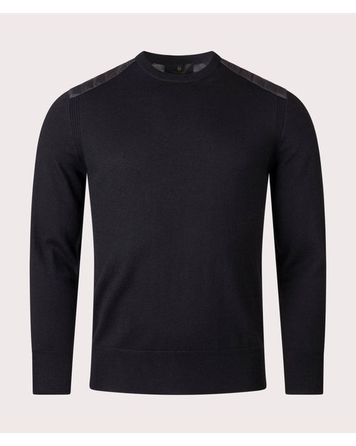 Belstaff Blue Kerrigan Crewneck Jumper for men