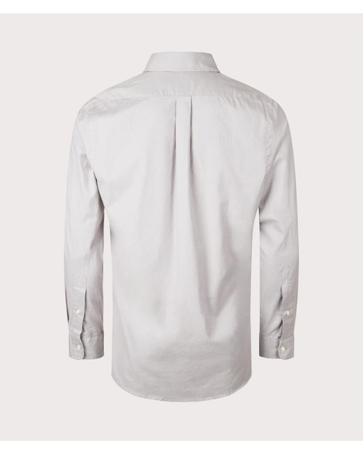 Polo Ralph Lauren Gray Custom Fit Stretch Oxford Shirt for men