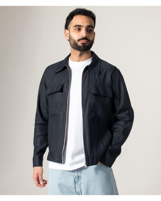 NN07 Blue Alban Jacket for men