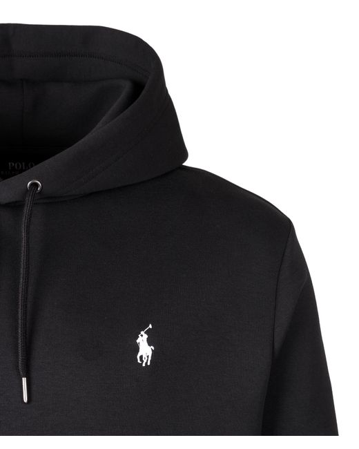 Polo Ralph Lauren Blue Double Knit Hoodie for men