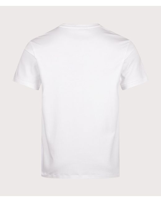 Polo Ralph Lauren White Custom Slim Fit Pima T-shirt for men