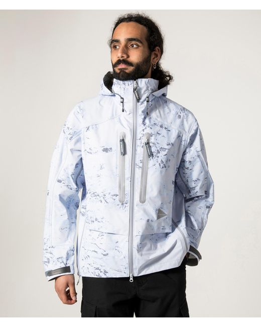 And Wander Blue Pertex Shield Rain Jacket for men