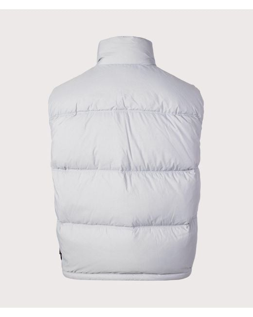 Stone Island Gray Matt Ripstop Cordura Advanced Fabrics Vest for men