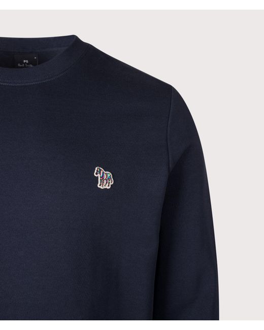 Paul Smith Blue Regular Fit Zebra Sweatshirt for men