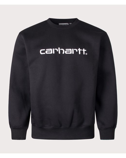 Carhartt Blue Loose Fit Carhartt Sweat for men