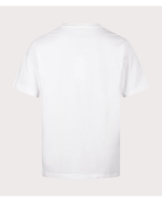 KENZO White Oversized Drawn Varsity T-shirt for men