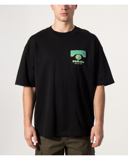 Carhartt Black Oversized Fit Pinball T-Shirt for men