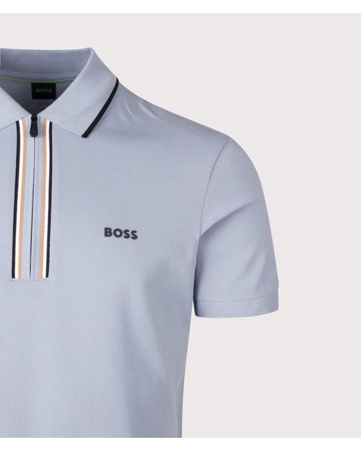 Boss Blue Slim Fit Philix Polo Shirt for men