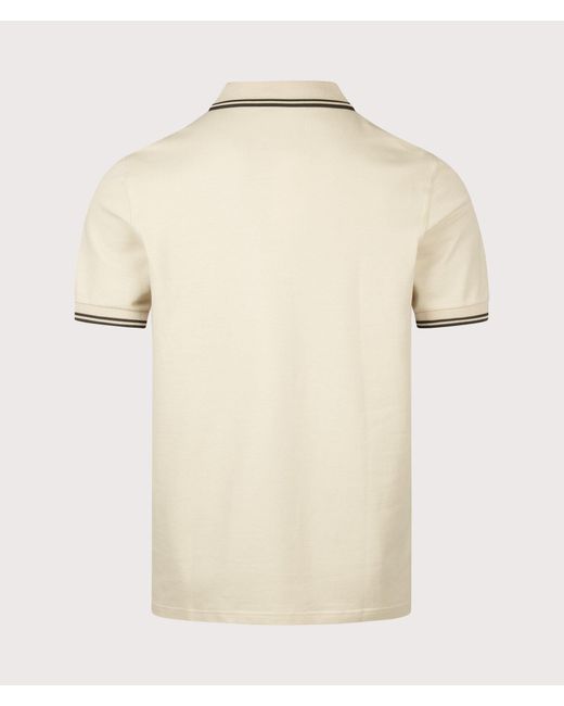 Fred Perry Natural Regular Fit Twin Tipped Polo Shirt for men