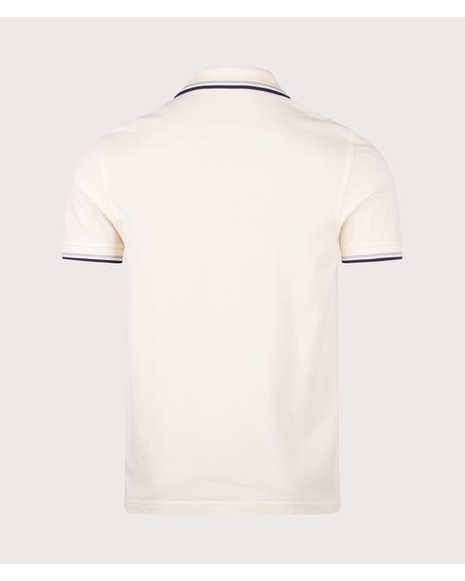Fred Perry Natural Regular Fit Twin Tipped Polo Shirt for men