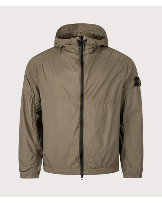 Stone Island Green Ultralight Nylon Stretch-Tc Jacket for men