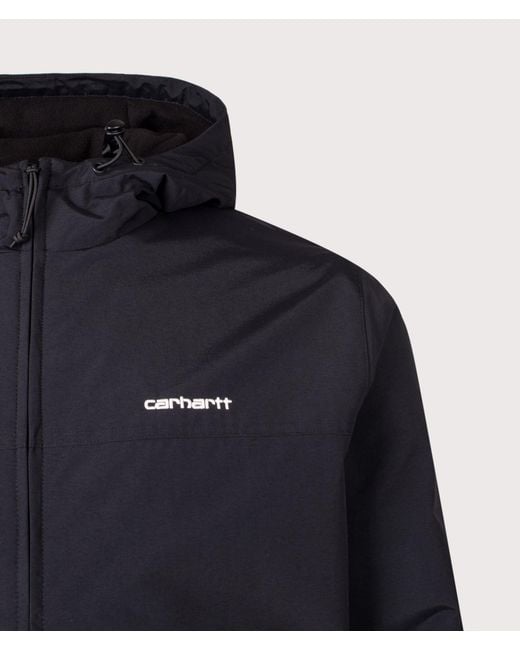 Carhartt Blue Regular Fit Hooded Sail Jacket for men
