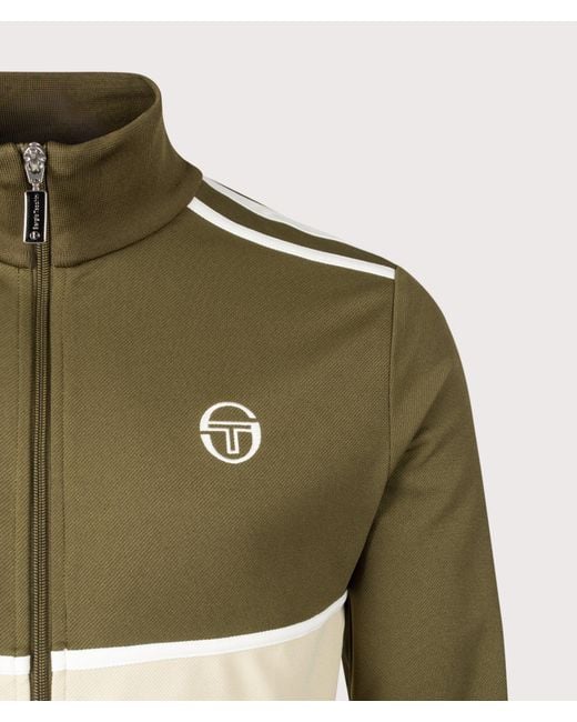 Sergio Tacchini Green Locchi Track Top for men