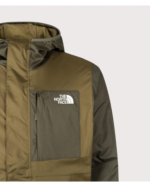The North Face Green Regular Fit Nuketo Windbreaker for men