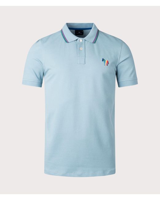 PS by Paul Smith Blue Zebra Emblem Polo Shirt for men