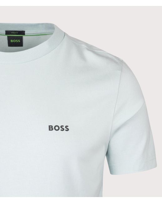 Boss White Regular Fit Crew Neck Tee T-Shirt for men