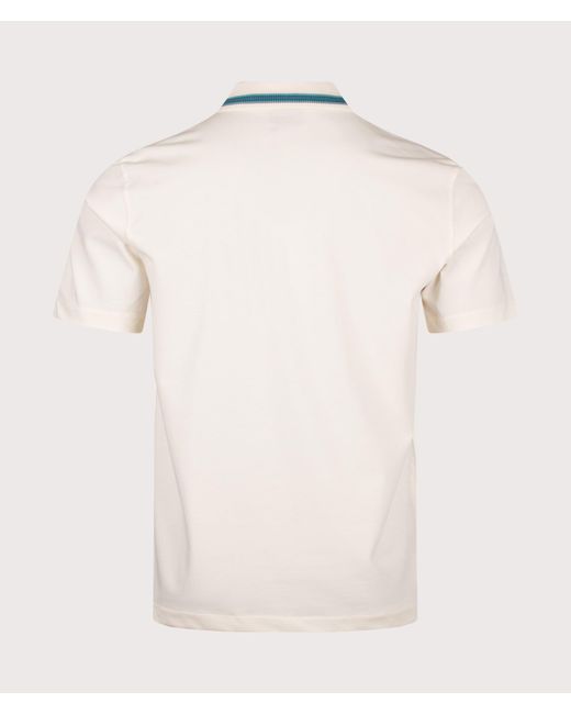 Paul Smith Natural Regular Fit Plated Polo Shirt for men