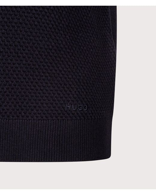 HUGO Blue Regular Fit Sholton Polo Shirt for men
